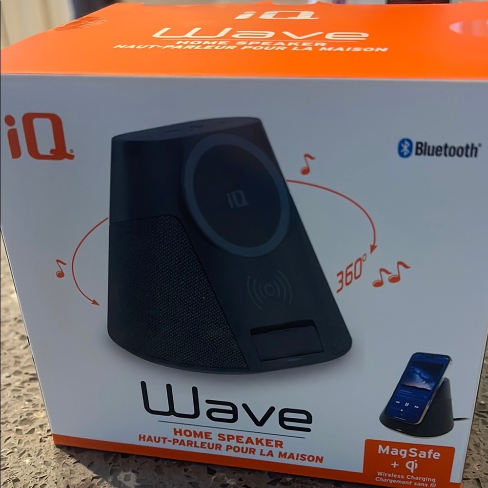 Wave Black Bluetooth Home Speaker